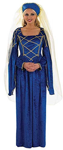 Fun Shack Robe Médiévale Femme, Costume Carnaval Déguisement Moyen Âge, Tenue Historique Femme, L