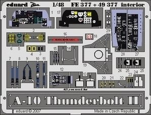 Eduard Accessories FE377 Modellbauzubehör A-10 Thunderbolt II Interior Für Italeri Bausatz