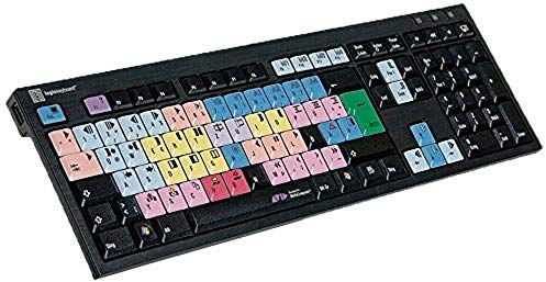 LogicKeyboard LKB-MCOM4-BJPU-DE Avid Media Composer PC Nero Tastatur