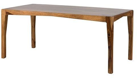 Massivmoebel24.de Esstisch Sheesham 180x85x77 braun lackiert Ancona #0103