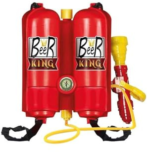FIESTAS GUIRCA Extintor doble para bebida Beerman