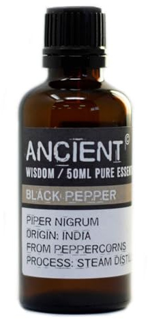 Ancient Wisdom 50 ml Black Pepper Pure Essential Oil