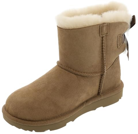 UGG Unisex Kinder Mini Bailey Bow Ii Classic Boot, CHESTNUT, 31 EU