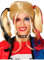 Guirca Perücke Damen Adulta Harley Quinn, blond 4389