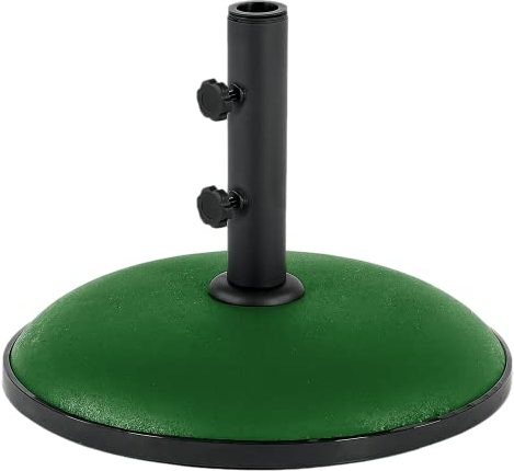 Crystals Round Concrete Parasol Base for Garden Patio Umbrella Sunshade Holder Stand Bird Feeding Station