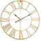 Casa Chic Wanduhr für Küche Wohnzimmer Badezimmer, Uhr Lautlos, Wanduhr Groß, Metall Uhren mit Quarz-Uhrwerk, Große Küchenuhren, Wand-Uhr Modern, Vintage Wanduhr ohne Tickgeräusche, Outdoor Uhr 73 cm