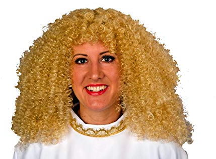 Festartikel Müller Kostüm Zubehör Christkind Perücke blond Karneval Fasching