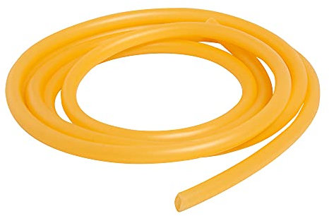 Feelers Natural Latex Rubber Tubing Tube 1/8 (3mm) ID x 1/4 (6mm) OD Speargun Band Slingshot Catapult Tube Rubber Hose, 3M Length