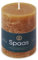 Spaas Rustic Pillar Candle 70/95 mm 35h, Cognac
