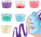 Crystal Slime Kit, XiXiRan 6 Pack Slime DIY Kit, Crystal Clay Slime，Slime Fluffy, Crystal Slime Mud Set, Galaxy Slime Kit, Color Slime, Elástico y no Pegajoso, Stress Relief Mud Toy for Kids Adults