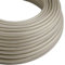 LEDSone Italian Cream Coloured 5 Meter Vintage 3 Core Round Electric Cable Fabric Covered Wire Italian Braided 0.75 mm Electrical Cable Flexible Wire for Lighting Other Appliances