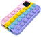 Handy Lux® Fidget Toys Pop Handyhülle für Samsung Galaxy A20e Regenbogen Bubble Silikon Spielzeug TPU Schutz Stoßfest Case Süß Weich Hülle