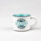 udc Kontiki- Taza espresso y su posavasos de loza personalizada - Carole