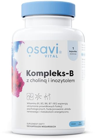 Osavi Komplex-B mit Cholin und Inosit - 120 vegane Kapseln