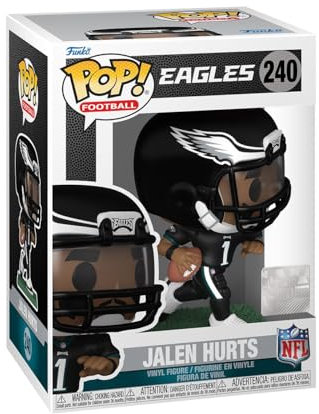 Funko POP! NFL: Eagles - Jalen Hurts - Collectable Vinyl Figure for Display - Gift Idea - Official Merchandise - Toys for Kids & Adults - Sports Fans -