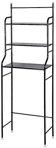 RELOVE Estantería de baño, Mueble de Almacenamiento en la Parte Superior del Inodoro con 3 estantes, estantes de Inodoro, Estante para baños estantes (YS136100_02)