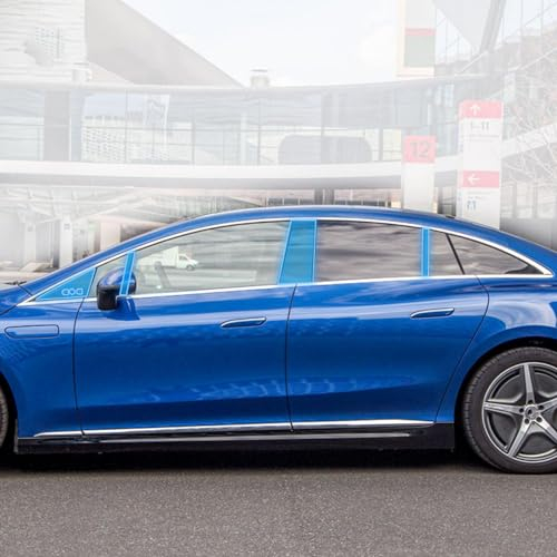 CKLS Auto Exterieur PPF transparent Lack Schutzfolie TPU Anti Scratch BC Fenstersäule, für Mercedes Benz EQE 350 500 2022-2023