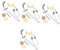 ibasenice 4sätze Posaune Ablassventil Zubehör Mit Korkpad Ersatzteil Für Trombone Praktisches Und Kompaktes Design Für Verschiedene Modelle Einfache Installation Und Pflege