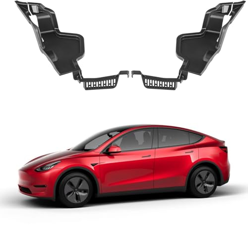 TTCR-II 2 PCS kompatibel mit Motorhauben-Wasserbarrierenbox Tesla Model Y 2021 2022 2023 Wasserführungsgitterkanal für Vorderkofferraum für Tesla Model Y Zubehör 2021 2022 2023