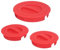 3 Pack Reusable Silicone Replacement Lids for Pyrex 1, 2 & 4-Cup Tempered Glass Liquid Measuring Cups - Dishwasher, Freezer, Microwave Safe (Cups Not Included)