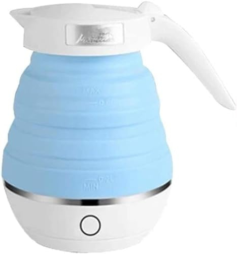 Bollitore elettrico pieghevole, Bollitore elettrico in silicone, Bollitori da viaggio Bollitore elettrico pieghevole elettrico, Bollitore da viaggio, Protezione contro l'ebollizione a secco 110-240 V