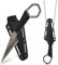 Fonyet Neck Knife Messer EDC Messer mit Kydex 16cm Scheide Outdoor Klein Messer mit Kette Stiefelmesser Scharfes Campingmesser Tactical Knife für Outdoor Survival…