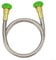 YUANGANG Short Garden Hose Stainless Steel Inlet Pipe for Washing Machines with 2 Washers Resisting Breakage Durability(6FT)