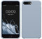 kwmobile Carcasa Compatible con Apple iPhone 7 Plus/iPhone 8 Plus Funda - Case TPU y Silicona antigolpes - Apto Carga inalámbrica - Azul Claro Mate