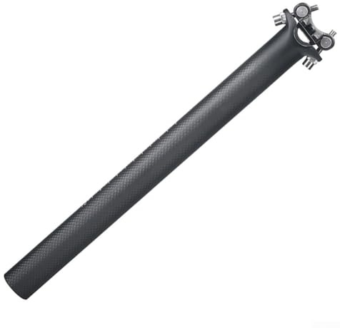 Carbon-Sattelstütze, 27,2, 30,9, 31,6 mm, MTB, Rennrad, Karbonfaser, leicht, 130 g, Sattelrohr (27,2 x 400 mm)