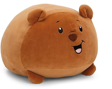 NICI Kuscheltier Chill Bär 30x34cm - braun - Stofftier aus weichem Plüsch, niedliches Plüschtier zum Kuscheln und Spielen, für Kinder & Erwachsene, tolle Geschenkidee - 61691