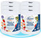 BESTLINE Rollo Cocina Papel Multiuso de 2 Capas, Resistente y Muy Absorbente, Hecho con Celulosa Pura, Hasta 280 Usos por Rollo, 70 metros, 6 Rollos