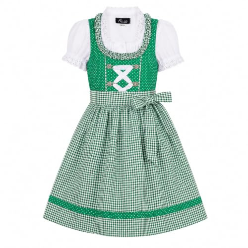 Ramona Lippert Kinderdirndl Nele, 3-teilig mit Bluse, Grün