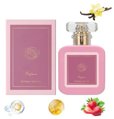 Parfum frais et longue tenue Marshmallow Blush pour femme, Parfum frais et longue tenue Frais et sucré à la fraise (1PCS)