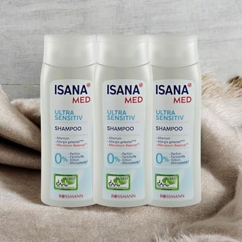 Ultra Sensitiv Shampoo von Isana Med 200 ml (3er Pack)
