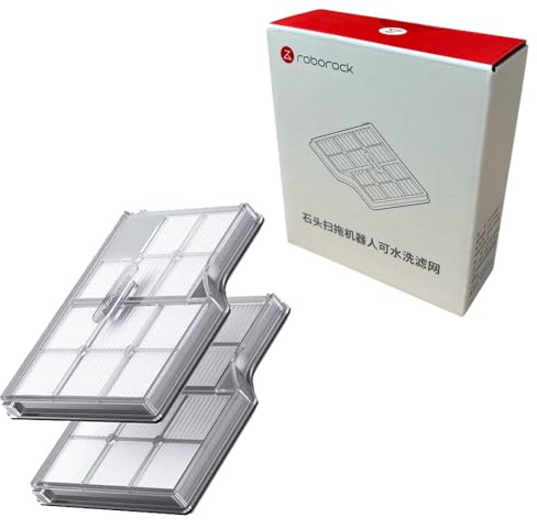 Roborock - Filtro HEPA originale per Roborock Saros 10, lavabile (confezione da 2)