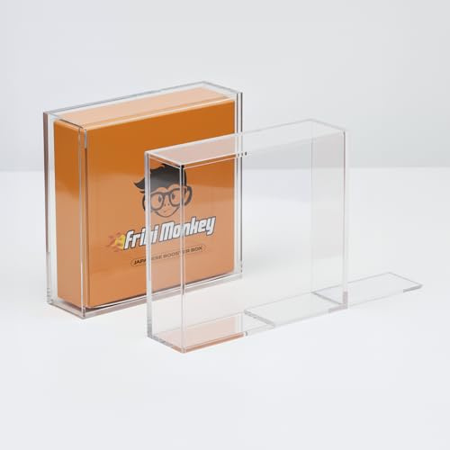 Acryl-Vitrine für japanische Booster-Boxen mit 30 Booster-Packs – Kompatibel mit japanischem Pokemon TCG – Transparent, stoß- und staubfest