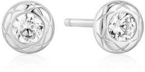 Ania Haie Ania Haie Damen-Ohrstecker 925er Silber 1 Zirkonia
