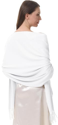 lifwimner Pashmina Schal Damen Festliche Stola für Abendkleid Tücher Schultertuch Geschenk für Winter Hochzeit Herbst Braut Party