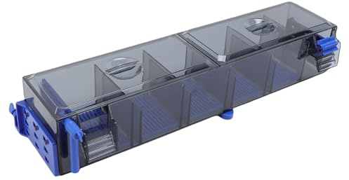 Asixxsix Filtro Esterno per Acquario, Doppio Filtro Esterno a Cascata con ossigenazione progressiva, di filtrazione salvaspazio (Spina Europea 220V)