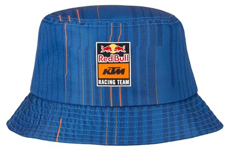 Red Bull ENERGY WEAR RB KTM Racing Blaze Bucket Hat Blau/Orange | Offizieller MotoGP Fanartikel - 100% Polyester - Motorsport - Merchandise