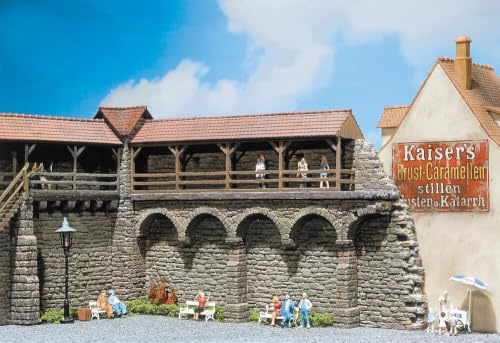 Faller Old Town Wall Model Kit I HO Gauge 130404