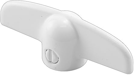 Prime-Line H 3715 3/8 In. White Tee Handle Casement Operator 2 Count (1 Pack)