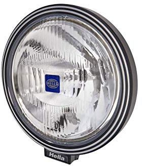 HELLA 1F8 006 800-191 Halogen-Fernscheinwerfer - Rallye 3000 - 24/12V - rund - Referenzzahl: 37.5 - geschraubt - gemusterte Streuscheibe - Lichtscheibenfarbe: glasklar - rechts/links