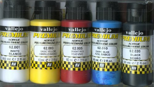 Vallejo 062101 Farbset, Matt, 5x60 ml