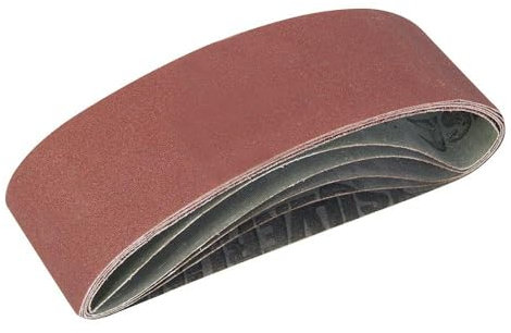 Silverline 310680 Sanding Belts 75 x 533 mm 5pce 40, 60, 2 x 80, 120G