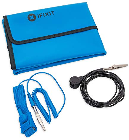 iFixit Portable Anti-Static Mat, tappetino antistatico pieghevole per proteggere l'elettronica sensibile dalle scariche, protezione ESD in viaggio