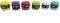 Yonex AC 102EX Badminton-Griffe aus Gummi, 6 Stück