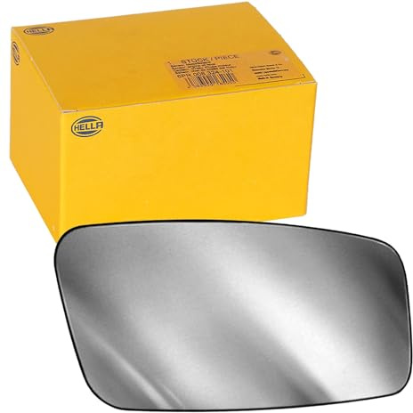 HELLA 9EY 562 033-003 Spiegelglas, Außenspiegel - Breite: 161.7mm | Kompatibel mit: VW TRANSPORTER T4 Pritsche/Fahrgestell (70E, 70L, 70M, 7DE, 7DL