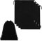 Cosmos Tragbare Kopfhörer-Tragetasche, Reise-Headset-Aufbewahrungstasche, weicher Kordelzug, Kopfhörer-Tasche für Over-Ear-Kopfhörer, Gaming-Headset, Nackenbügel, Kopfhörer, Schwarz, 5 Stück