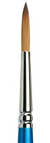 Winsor & Newton 5301007 Cotman Aquarell Synthetikhaar Pinsel - Serie 111 - Rundpinsel, kurzer Stiel mit exzellenter Sprungkraft, Farbtragekraft und Punktgenauigkeit - Nr. 7 - 4,1 mm